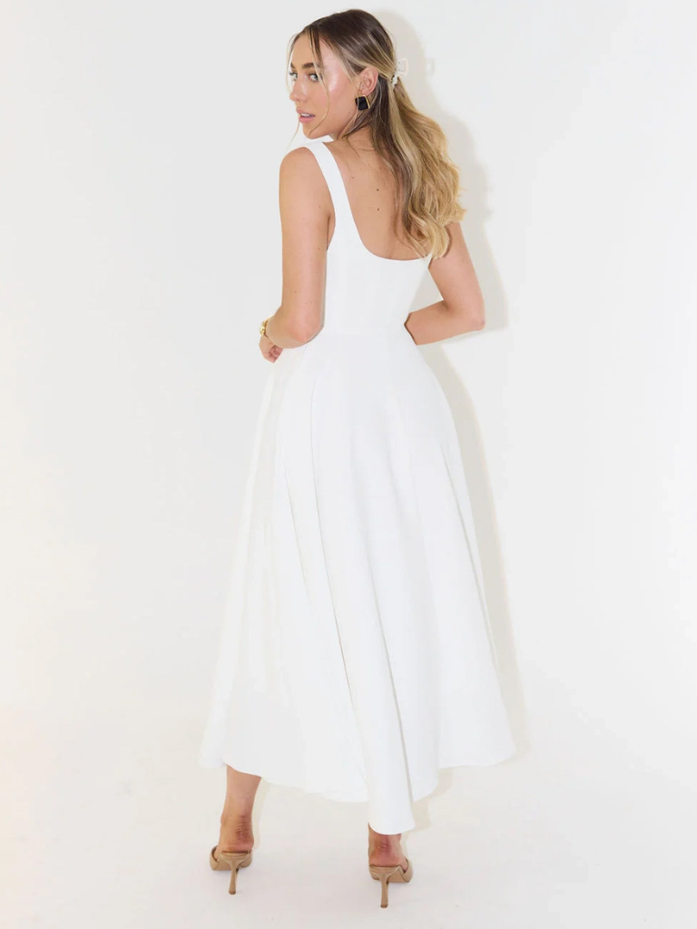 Amara Sage Midi Dress