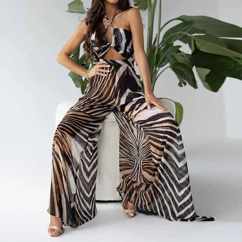 Sydney Luxe Boutique | Amara Halter Jumpsuit