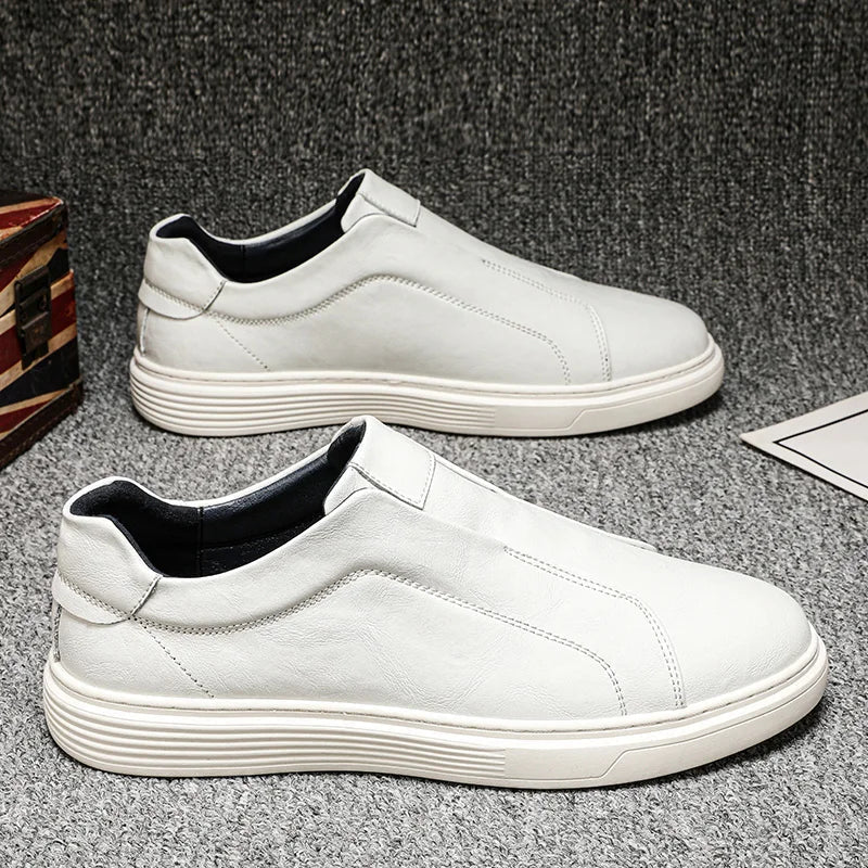 Classic leather sneakers