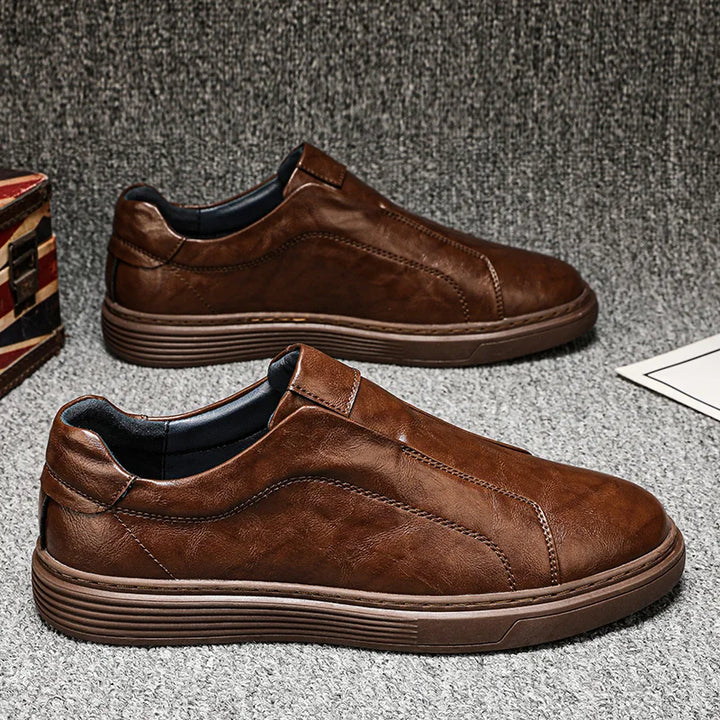 Classic leather sneakers