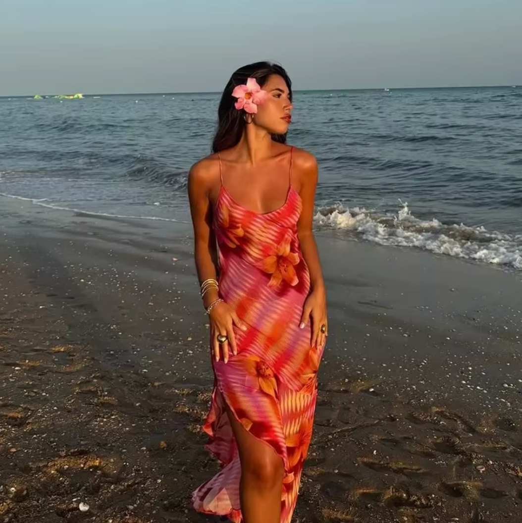 Maud | Vibrant Tropical Dress