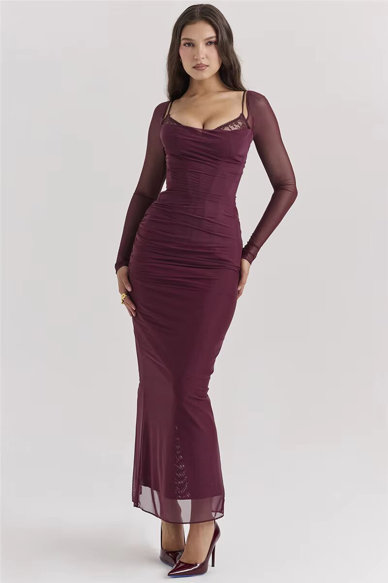 Missi - Long Dress with Glamour