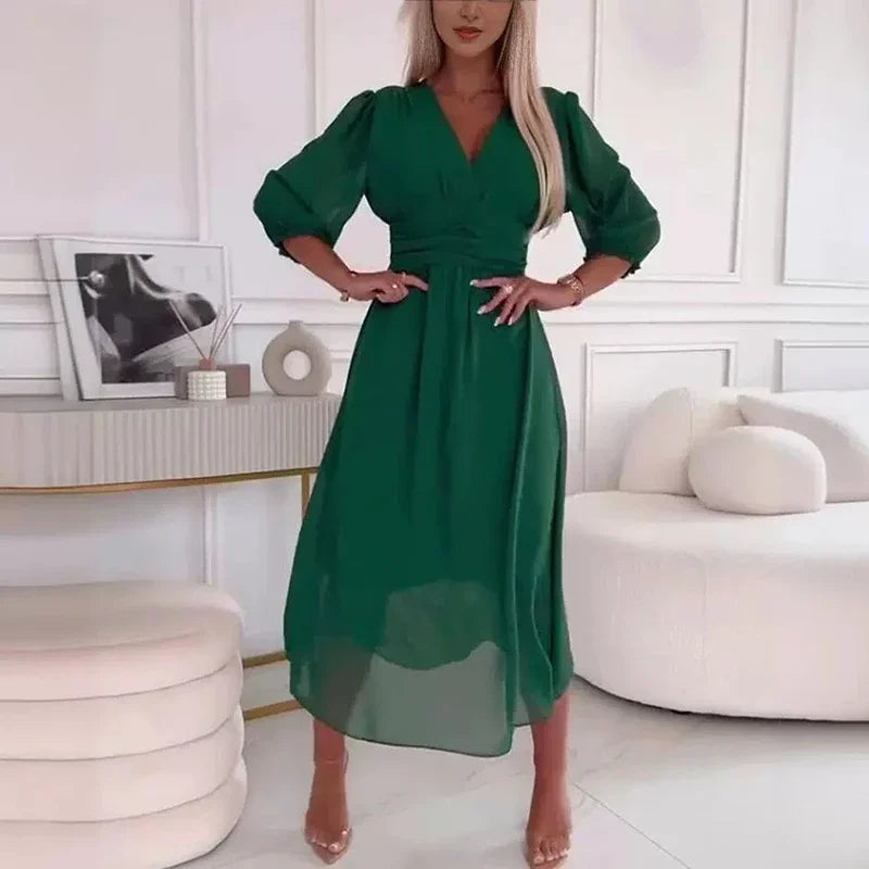 Sydney Luxe | Amara Chiffon Wrap Dress