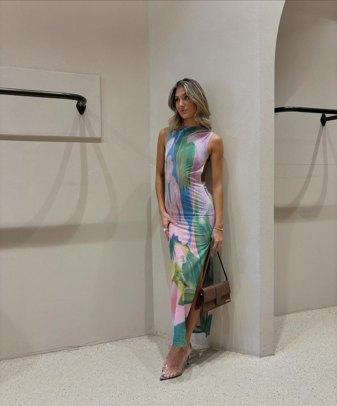 Fallon | Tropical Fitted Dress