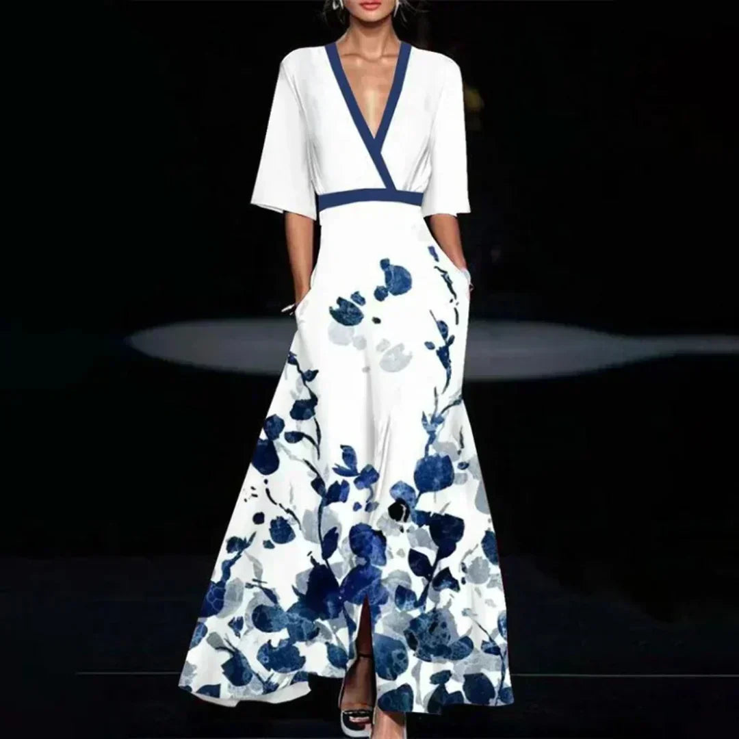 Jamie - Chic Floral Print Dress