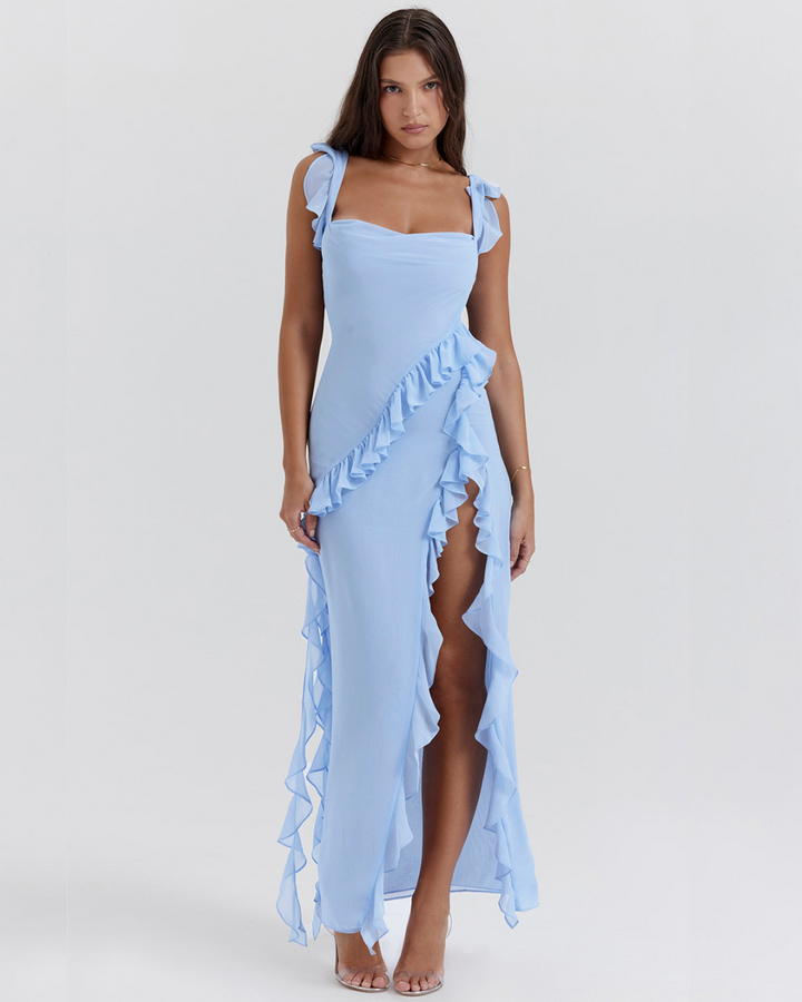 Quinley | Flowy Trim Dress