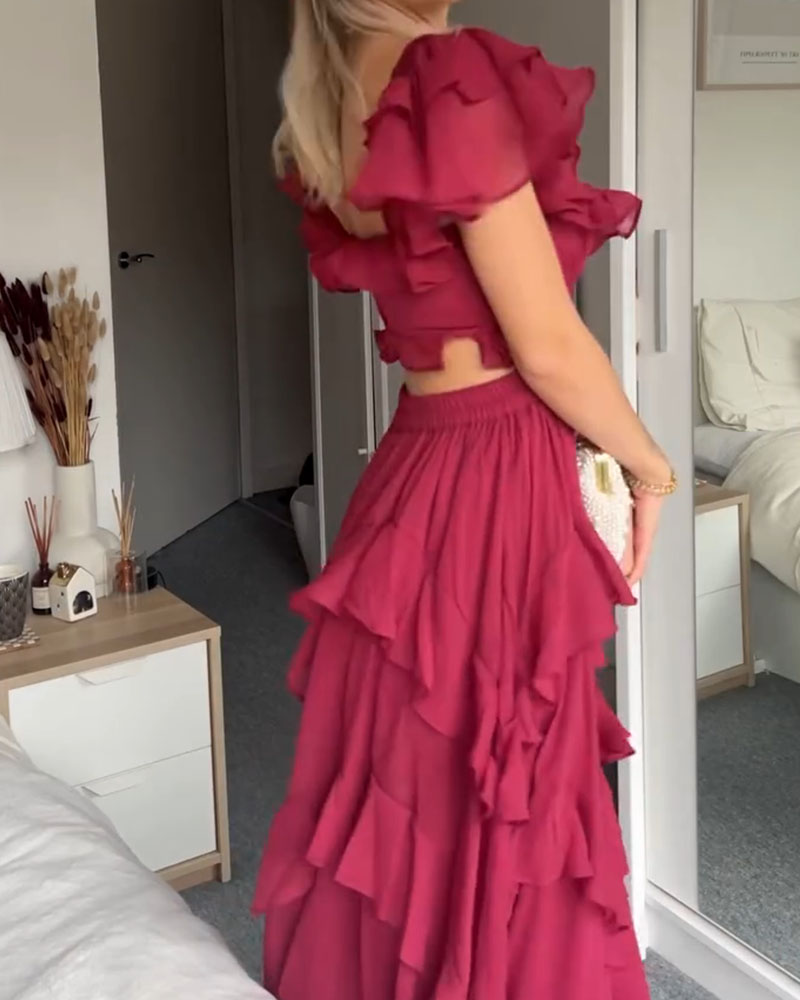 Elisa - Frill Detail Dress