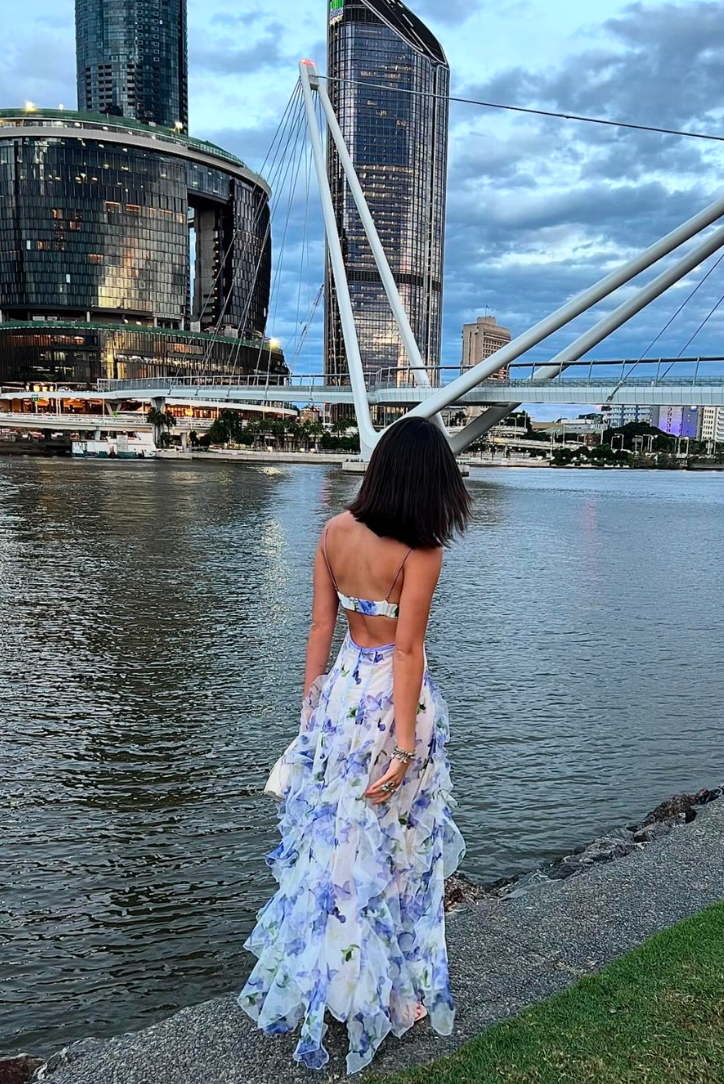 Sydney Luxe Boutique | Aurelia Ruffle Maxi Dress