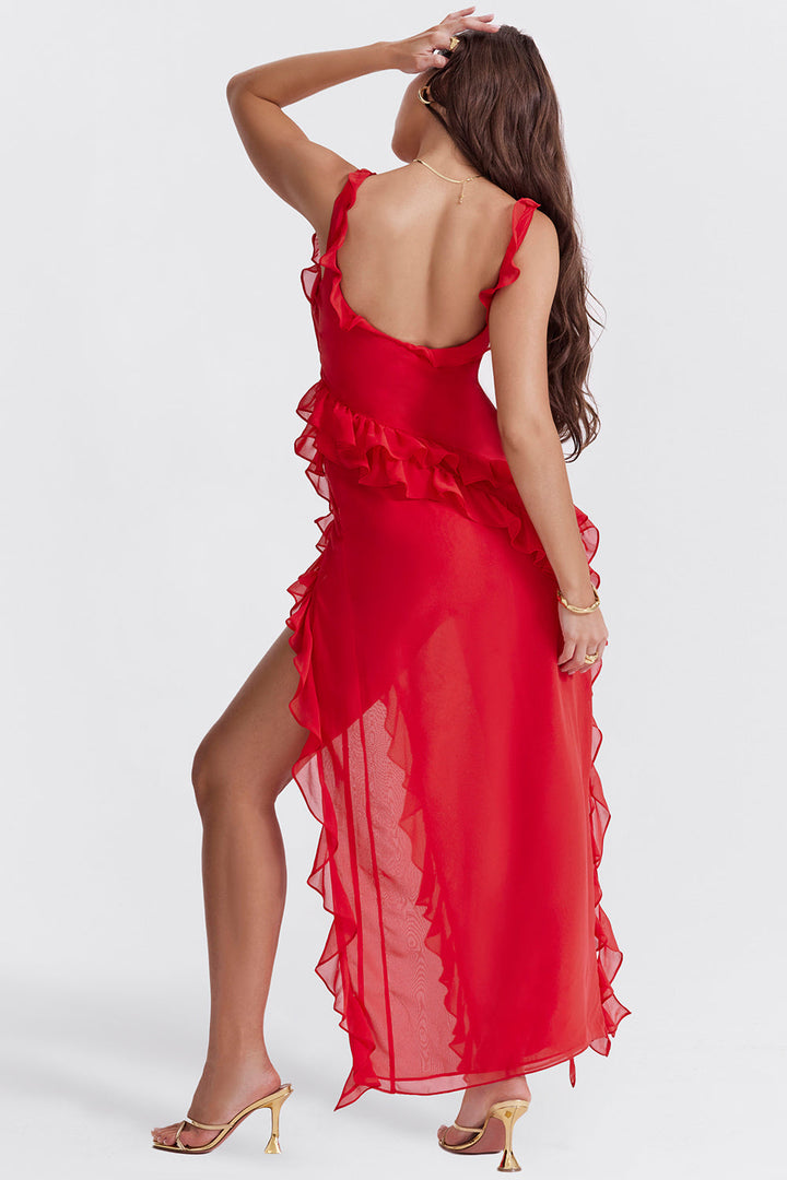 Quinley | Flowy Trim Dress