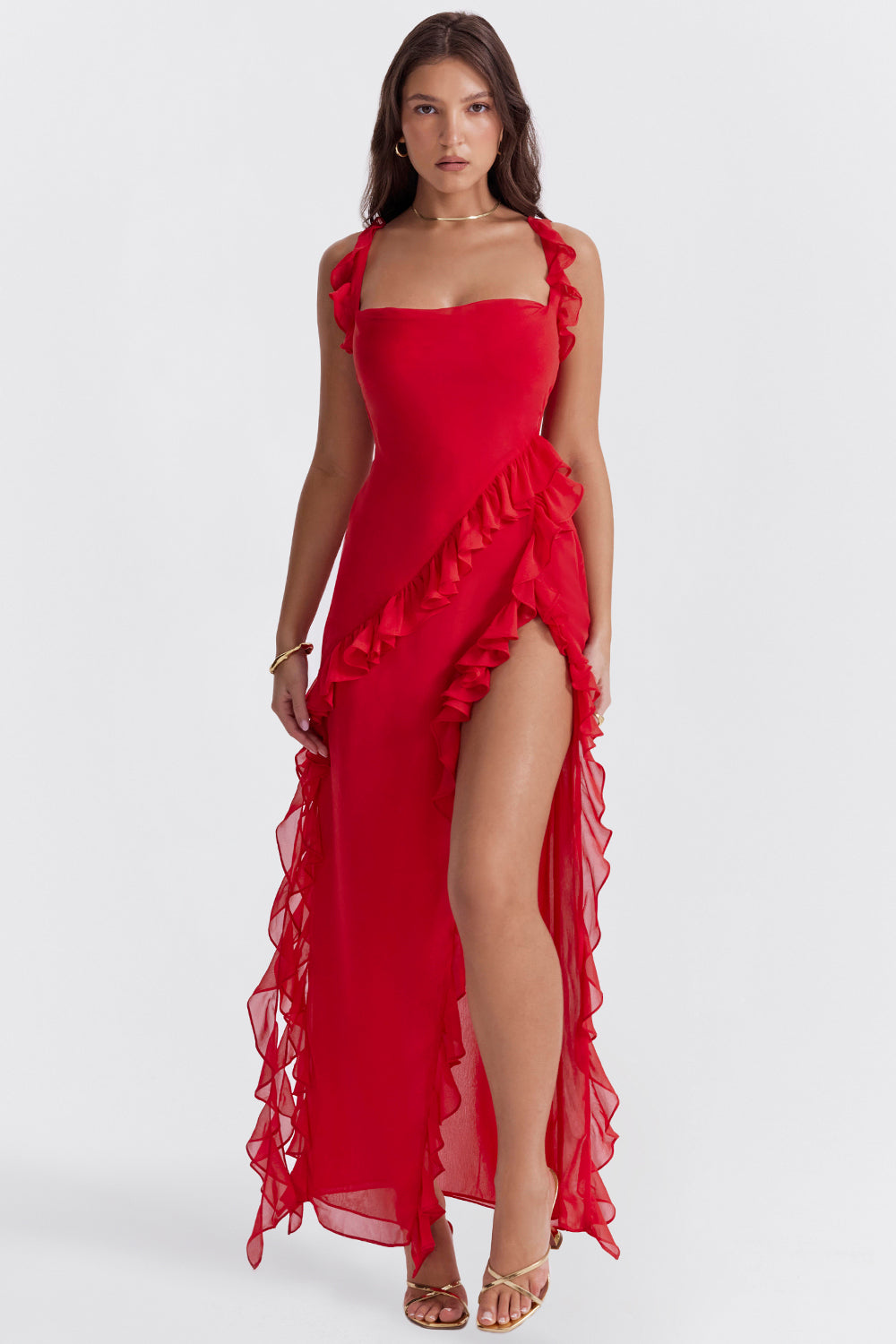 Quinley | Flowy Trim Dress