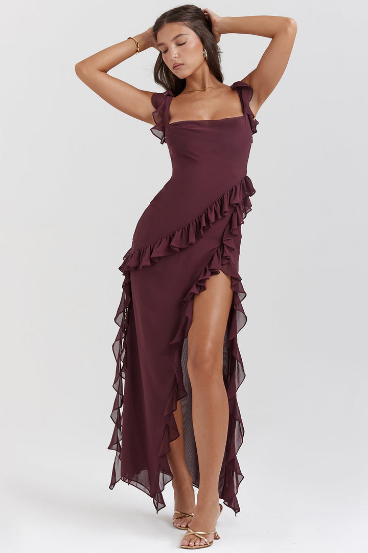 Quinley | Flowy Trim Dress