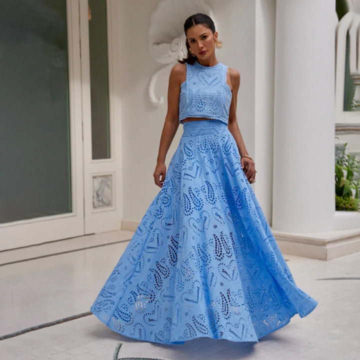 Sydney Luxe | Azzurra Elegance Skirt & Top Set