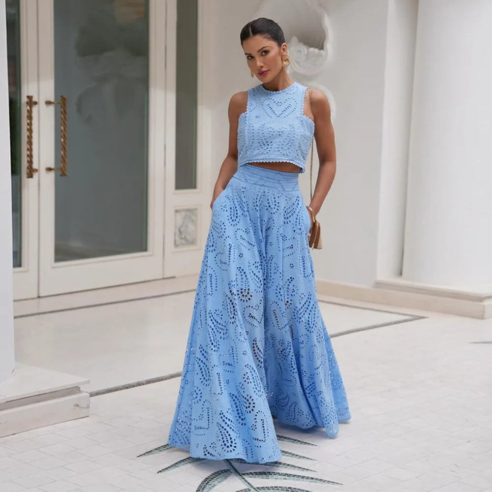 Sydney Luxe | Azzurra Elegance Skirt & Top Set