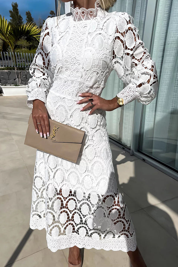 Liza - Enchanting Lace Evening Dress