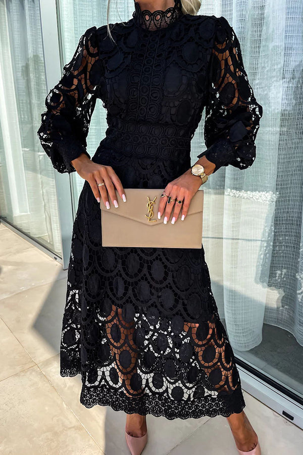 Liza - Enchanting Lace Evening Dress