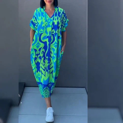 Elena™ - Elegant Floral Dress