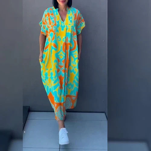 Elena™ - Elegant Floral Dress