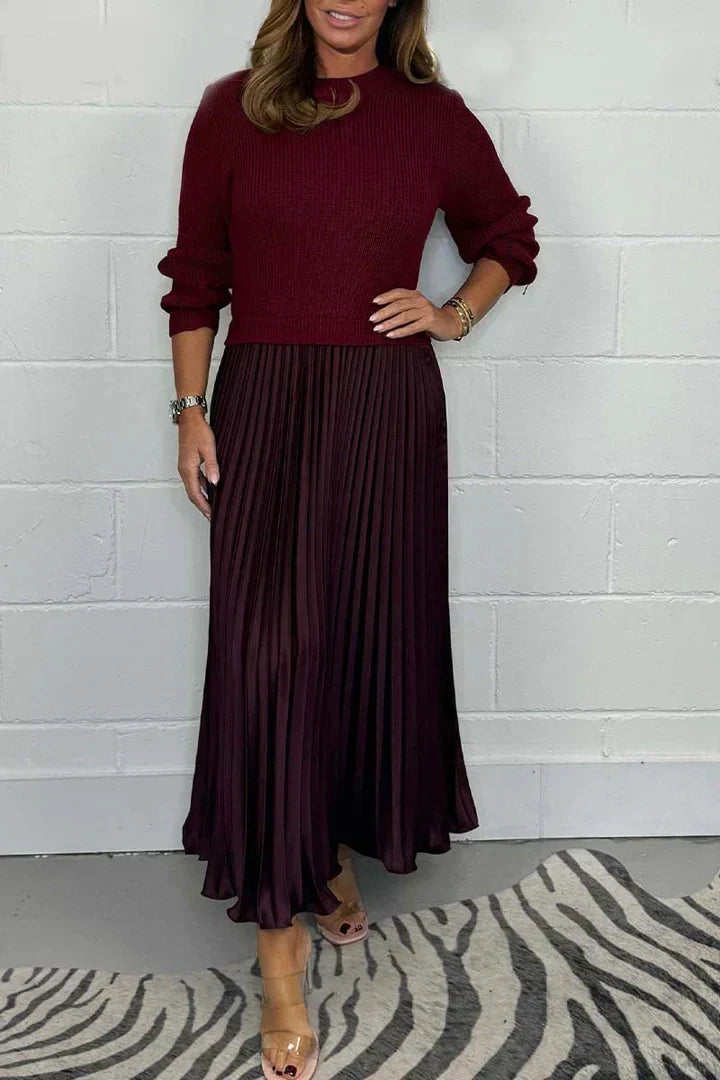 Catania - Jersey Jumpsuit and Pleated Skirt