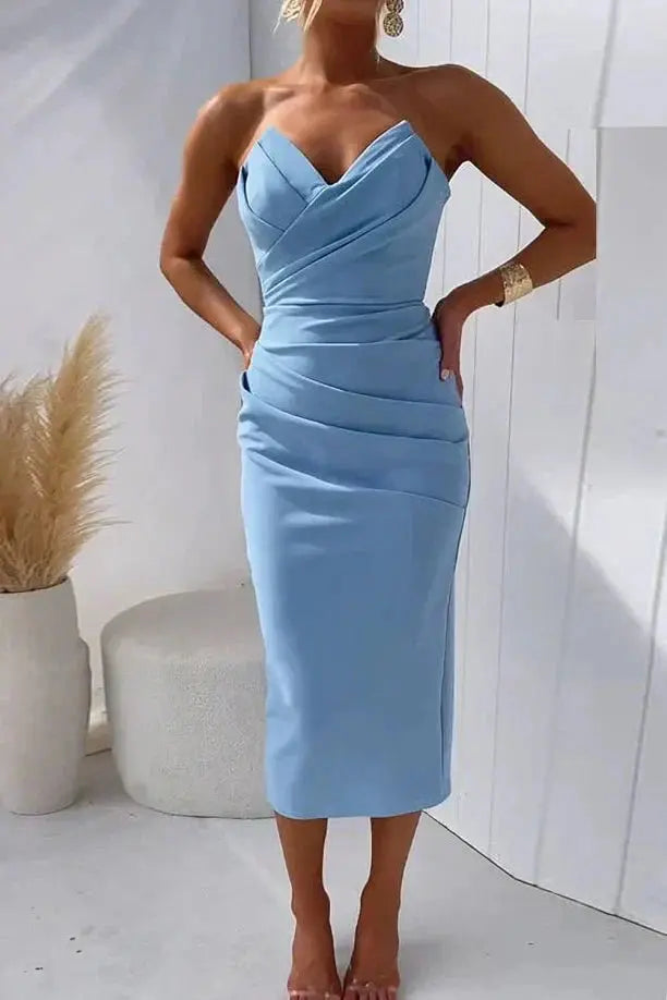 Sydney Luxe | Francesca Pleated Bodycon Dress