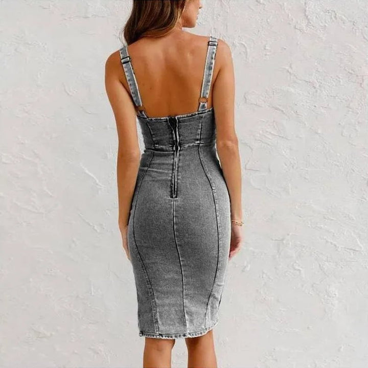 Sydney Luxe Boutique | Kaia Denim Midi Dress