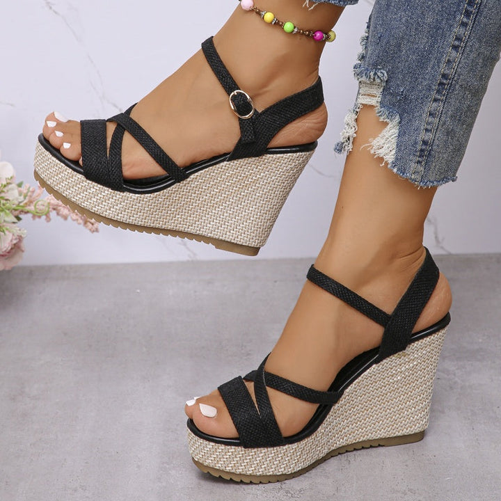 Vanesa - Open Wedge Sandals