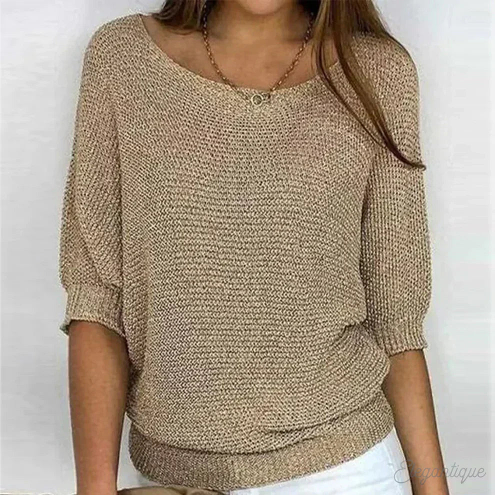 Zaphina - Relaxed Knit Top