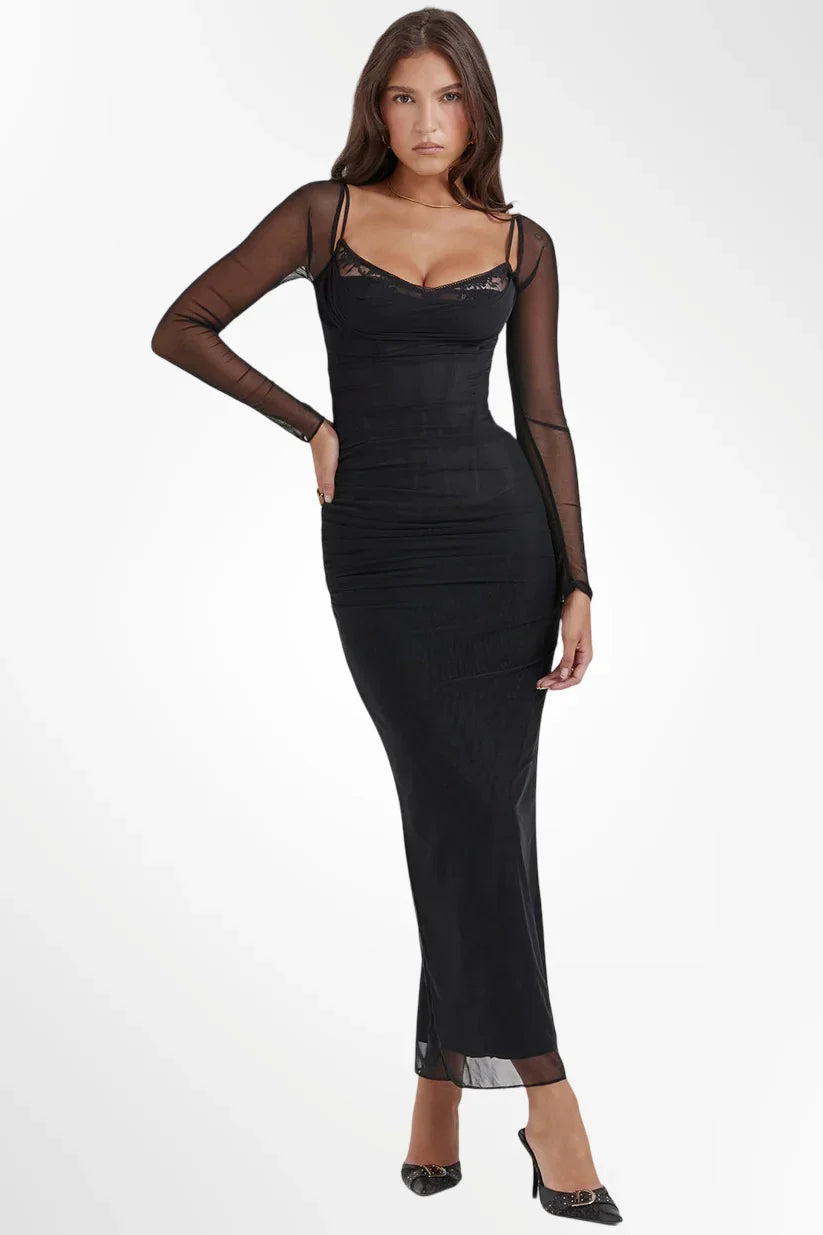 Missi - Long Dress with Glamour