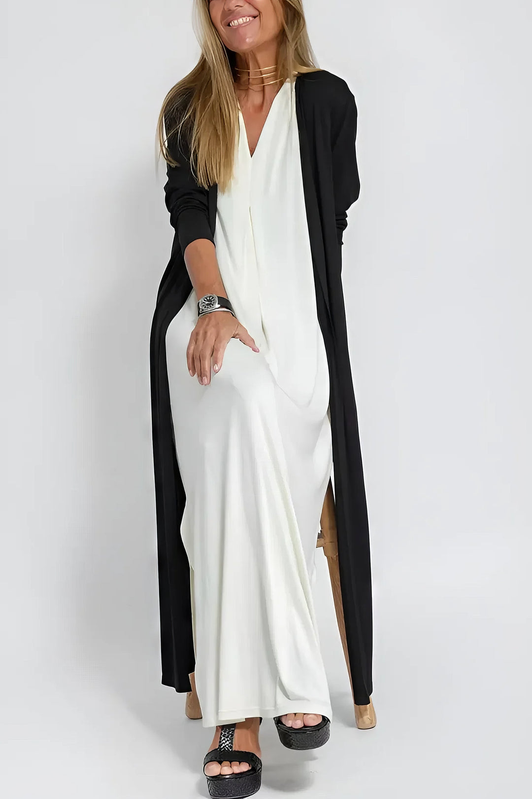 ELISA™|DRESS + FREE CARDIGAN